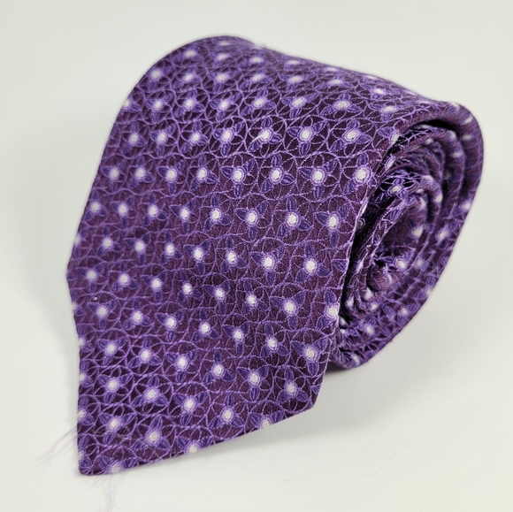 Isaia Other - ISAIA | 100% silk floral print tie